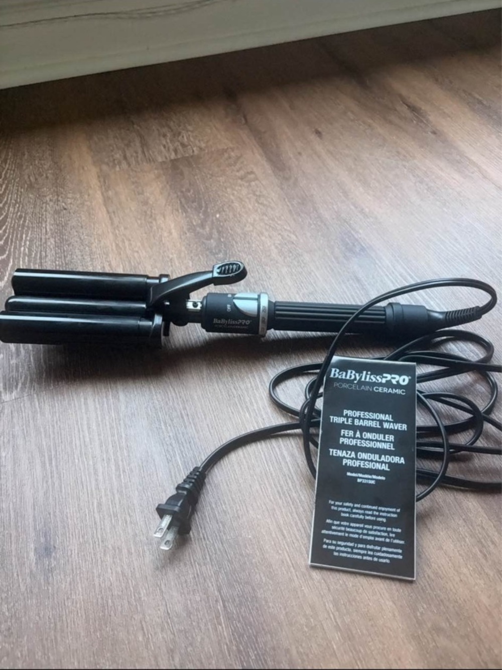 BaBylissPRO Black Triple Barrel Hair Waver